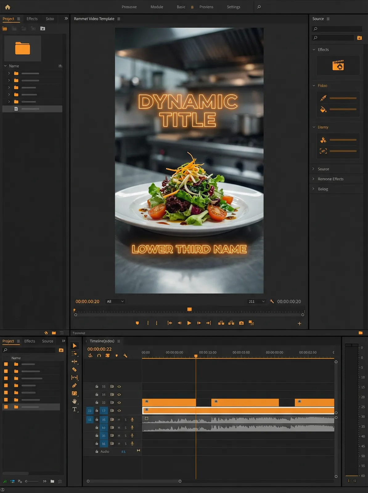 AG亚娱娱乐 美食短视频拍摄与剪辑模板